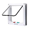 Cat Flap Door with 4 Way Security Lock Cat Dogs Flap Doors Cat Puppy Safety Gate
