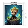Groot-11CT Stamped Cross Stitch 40*45cm/15.75*17.72in