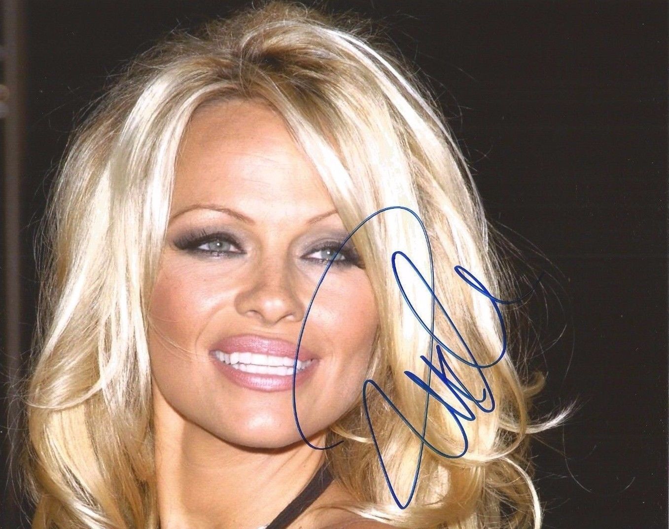 PAMELA ANDERSON * CRAZY SEXY * HEAD SHOT * 8 X10 HIGH QUALITY Photo Poster painting