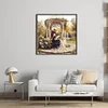 Victorian Girl-14CT Stamped Cross Stitch 50*50cm/19.69*19.69in