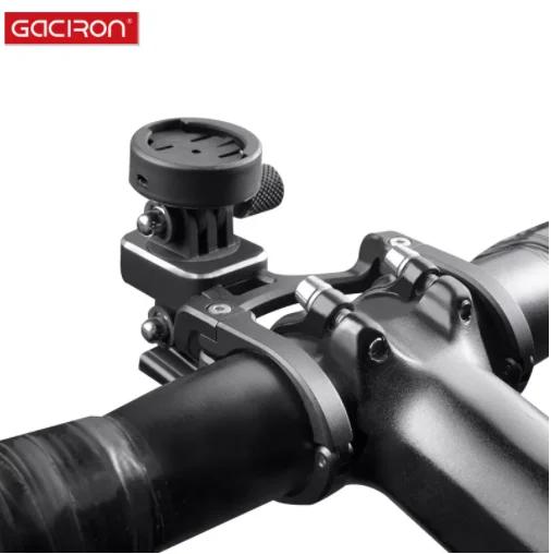 Gaciron H09 Bike Computer Mount Aluminum Bicycle Camera Bracket Adjustable Multifunction Mount for Garmin Bike Accessories