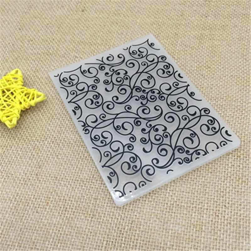 Leaves Plastic Embossing Folder For Scrapbook DIY Album Card Tool Plastic Template