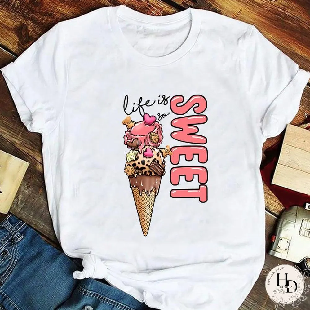 Tee Fashion Women Ladies Tshirt Top Lady Print Female Clothes Animal Trend Spring Summer