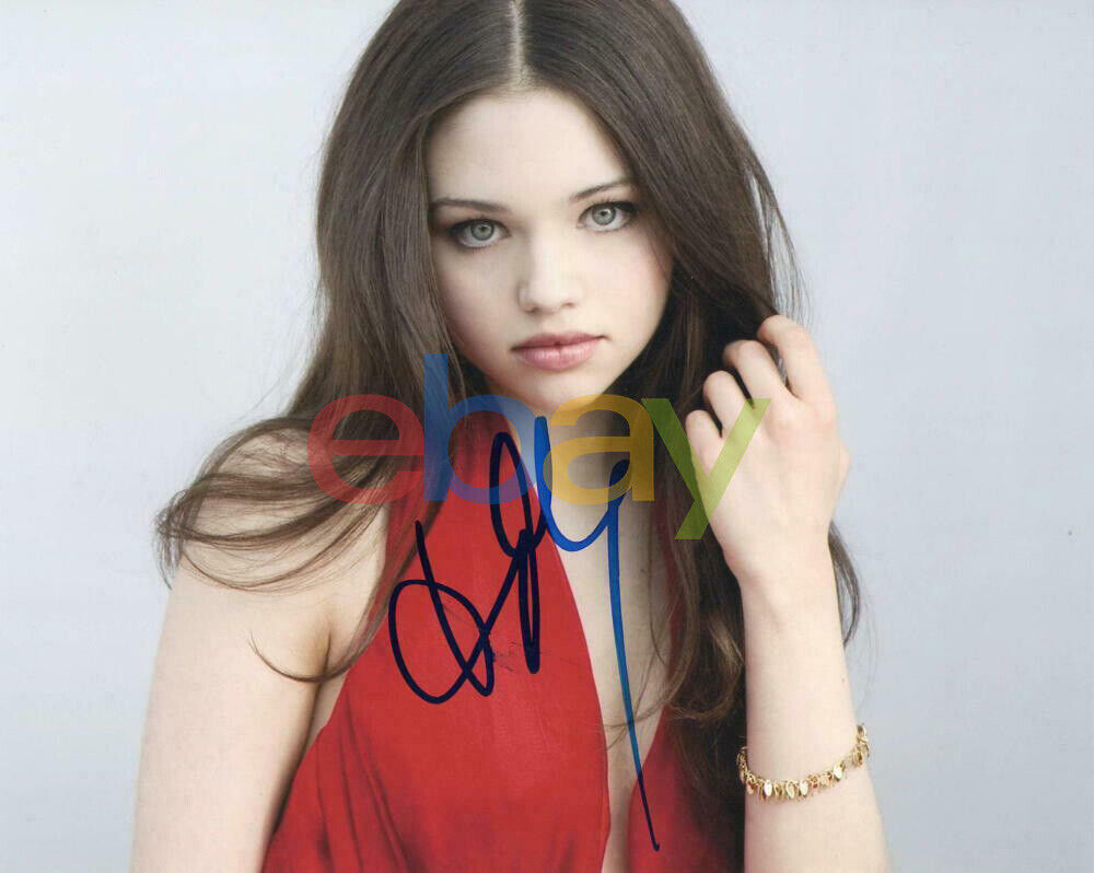 INDIA EISLEY SIGNED 8X10 Photo Poster painting AUTOGRAPHED REPRINT