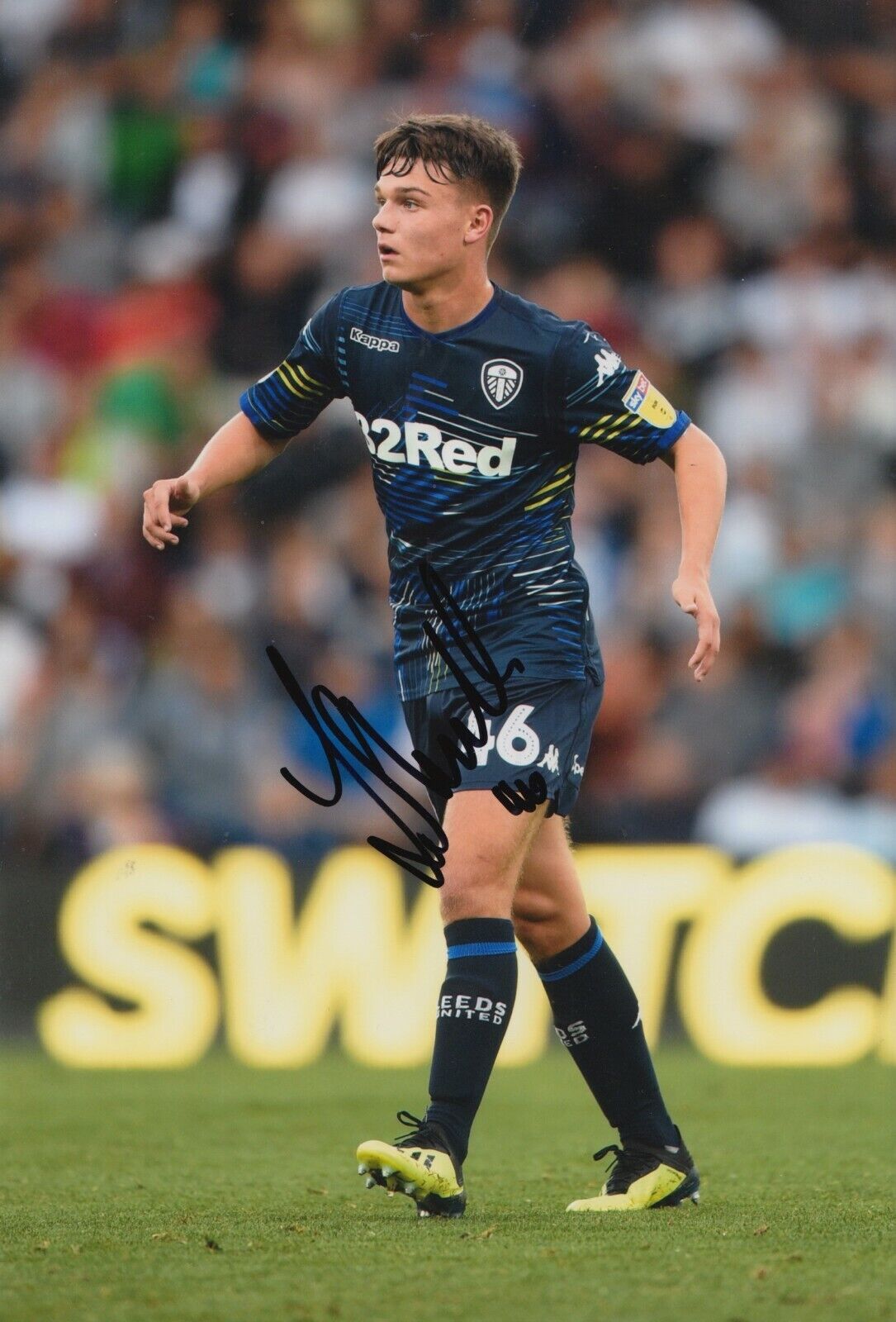 Jamie Shackleton Hand Signed 12x8 Photo Poster painting - Football Autograph Leeds United.