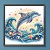 Diamond Painting-DIY Full Round Drill Dolphin