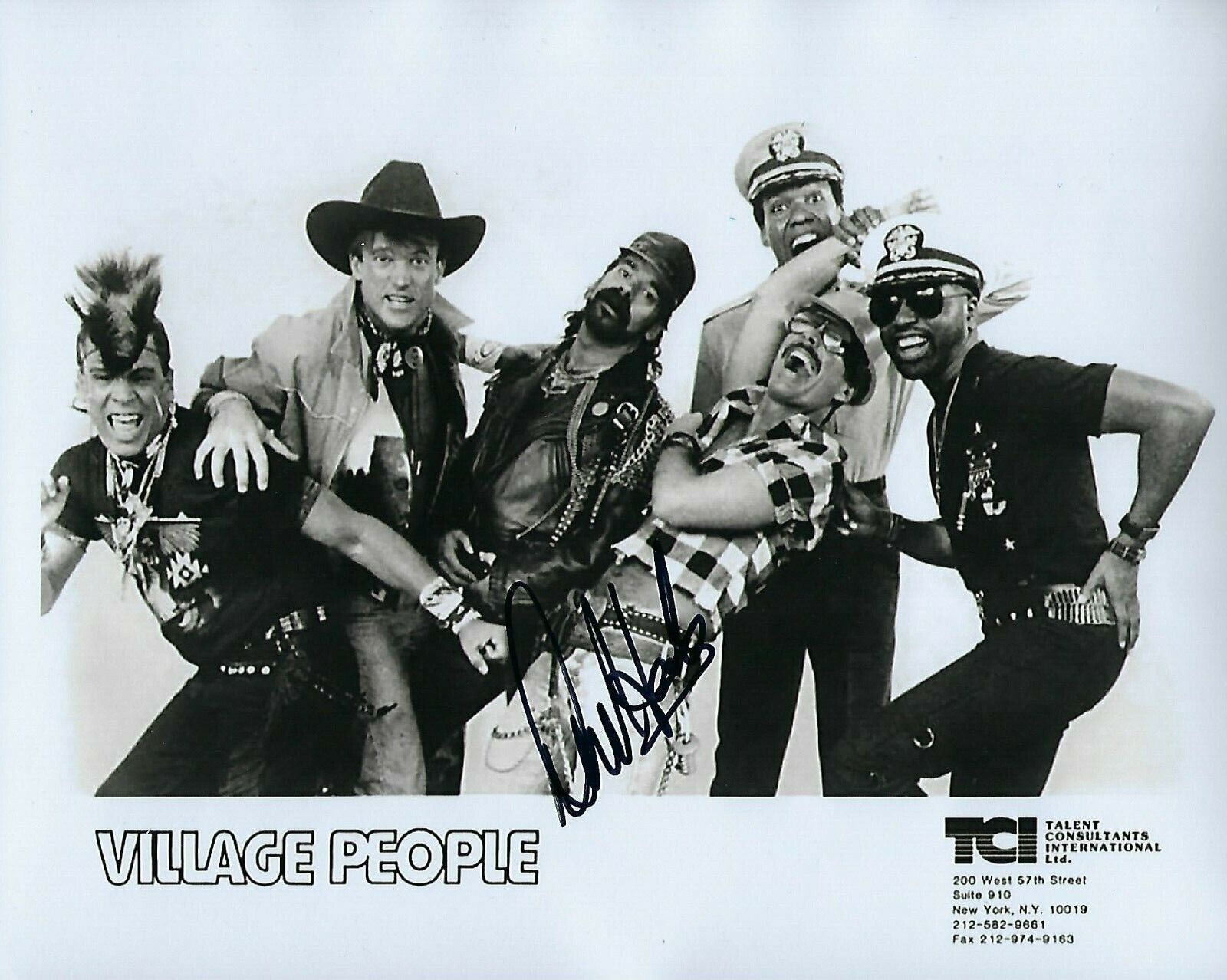 GFA The Village People Construction * DAVID HODO * Signed 8x10 Photo Poster painting D2 COA