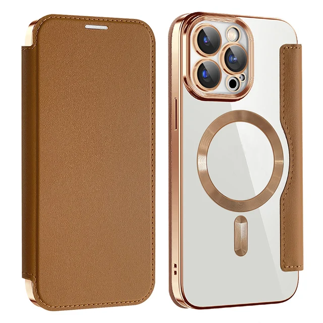Leather Card Holder Magnetic Flip Phone Case