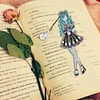 >SALE<6pcs Bookmark Diamond Dots with Crystal Little Witch Dot Drill Book Mark Cartoon