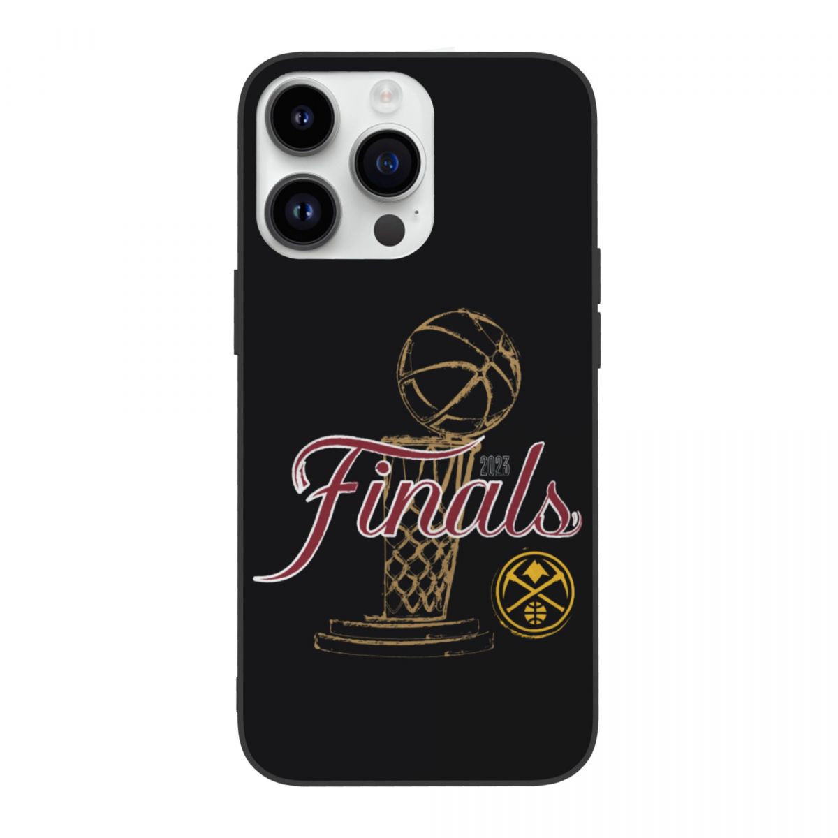 Denver Nuggets Stadium 2023 NBA Finals Element iPhone 14 Phone Case