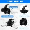 3 Way Diverter Valve Reliable and Adjustable Hose Conversion Kit for Replacement