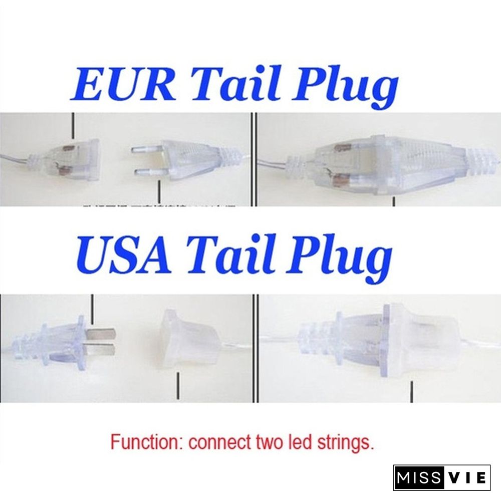 5M Christmas LED Curtain Icicle String Light Droop 0.4-0.6m Party Garden Stage Outdoor Waterproof Decorative Fairy Light