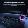 PC Speakers Bluetooth-compatible Stereo Sound Computer Speakers PC Soundbar for Computer Laptop Desktop Tablet Smartphone TV