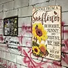 Tournesol de ferme - Panneaux en &eacute;tain m&eacute;tallique(20*30cm/30*40cm)
