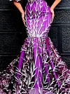 Shiny Off-The-Shoulder Empire Sexy Slim Evening Maxi Dress