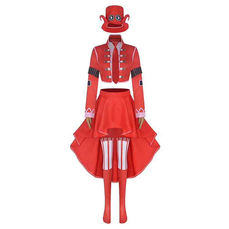 One Piece Belo Betty Red Set Outfits Cosplay Costume Halloween Carnival Suit