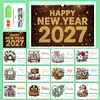 2027 New DIY Diamond Painting Wall Calendar Kit 12-Month Flip Calendar Design Home Decor