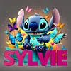 Stitch - DIY Personalisiert Disney Namen Voller Diamant Malerei