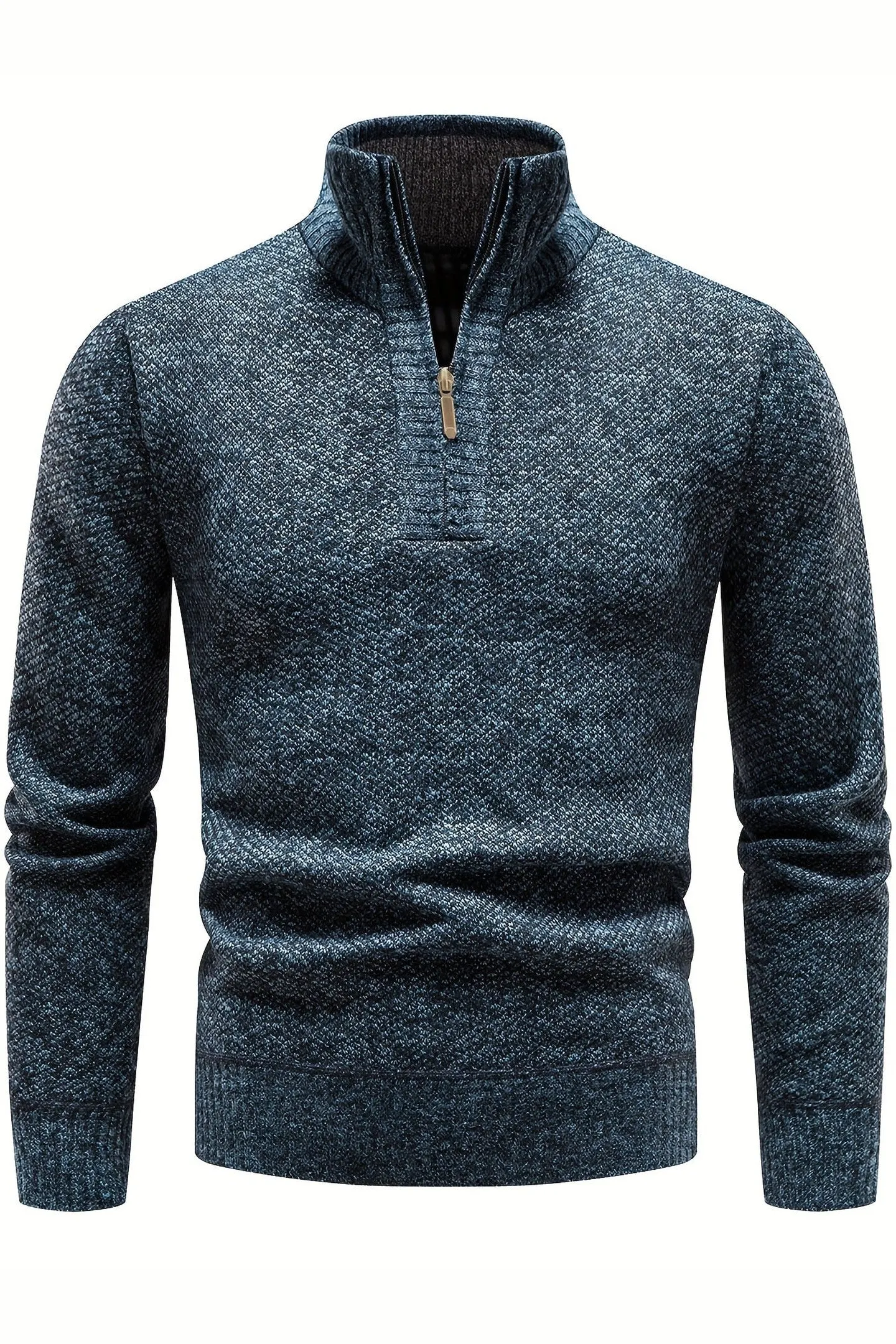 Men's Soft Ribbed Knit Jumper &ndash; Relaxed Fit Everyday Layer