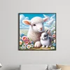 Diamond Painting-DIY Full Round Drill Easter Rabbit And Sheep