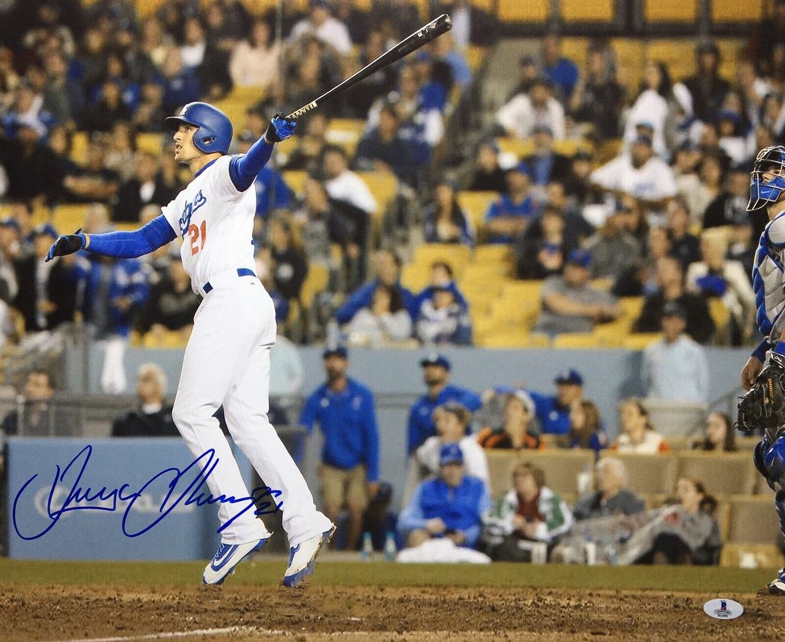 Trayce Thompson Signed 16x20 Photo Poster painting BAS B11091