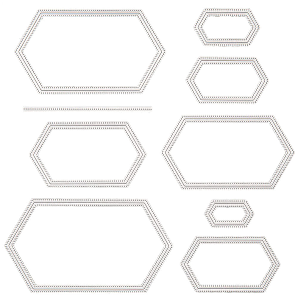 

Hexagon - Paper Craft Cutting Dies, 501 Original