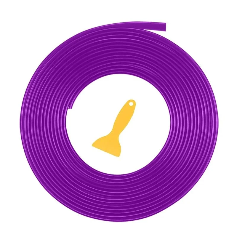 Car interior tinned decorative strips