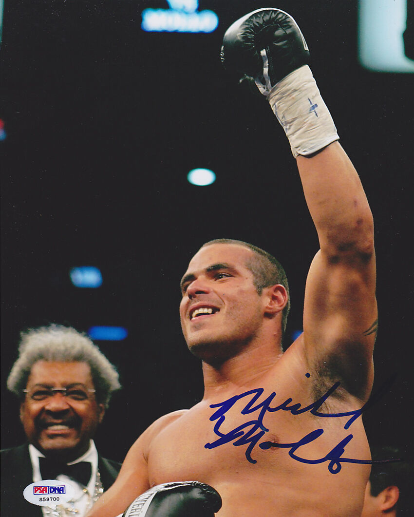 Mike Mollo SIGNED 8x10 Photo Poster painting Heavyweight Boxer PSA/DNA AUTOGRAPHED