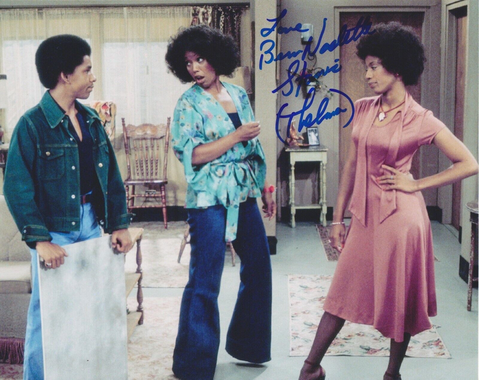 Bern Nadette Stanis Good Times #4Original Autographed 8X10 Photo Poster painting