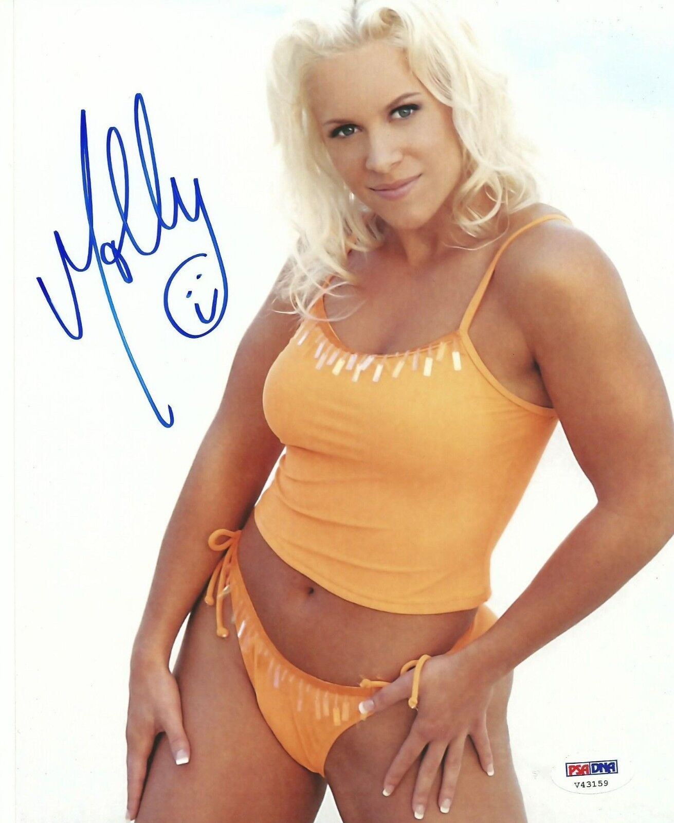 Mighty Molly Holly Signed WWE 8x10 Photo Poster painting PSA/DNA COA Picture Autograph Diva WWF