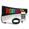 Ultra-thin Flexible USB Car LED Advertising Screen Bluetooth Full-color Electronic Soft Screen Display