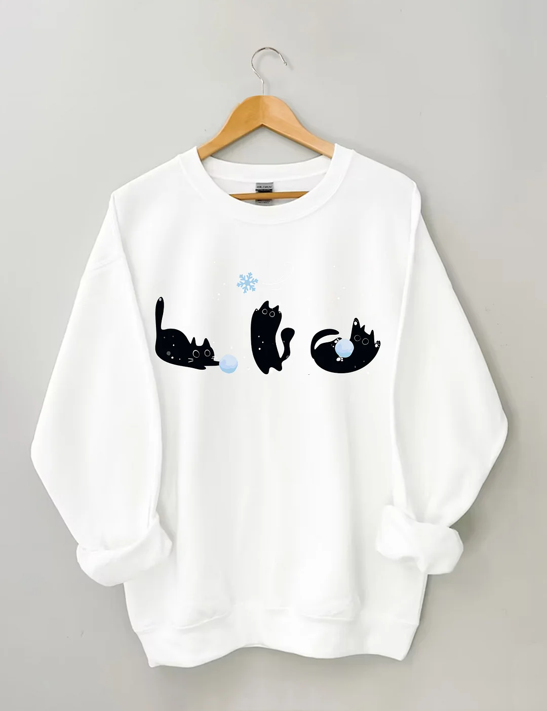 Black Cats Winter Sweatshirt