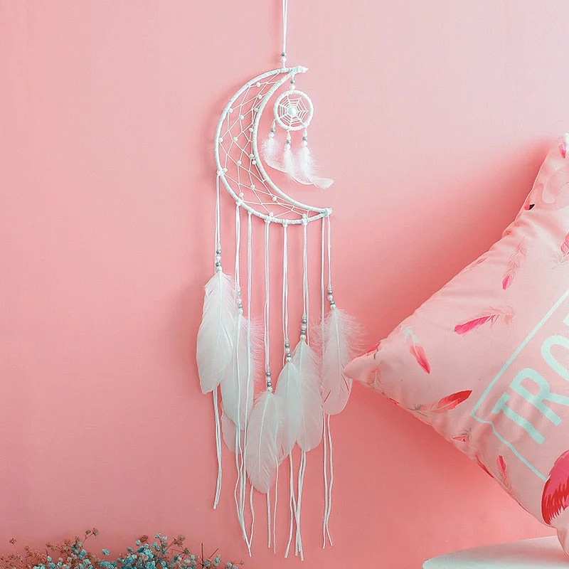 Boho Dream Catcher Nordic Room Decoration White Girls Baby Kids Dreamcatcher Home Decor Wedding Decoration Gift for Women