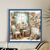 Cottage - 14CT Stamped Cross Stitch - 50*50cm