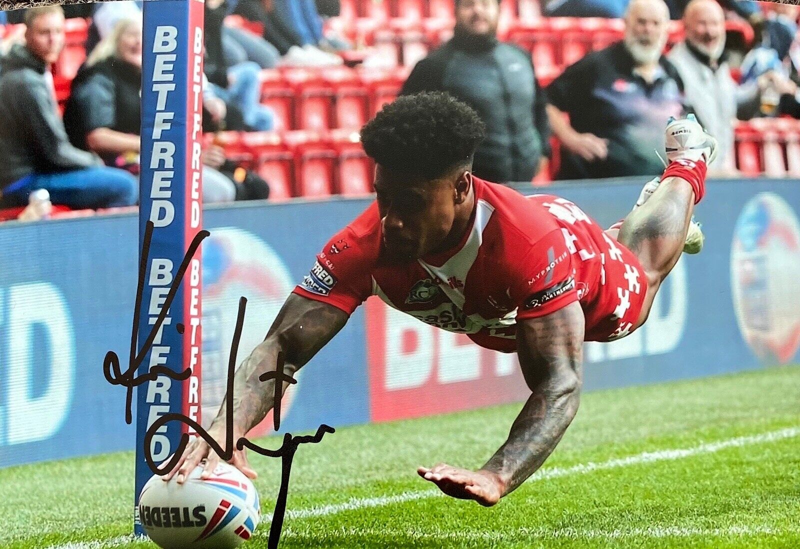 Kevin Naiqama Genuine Hand Signed 6X4 Photo Poster painting - St Helens