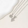 ✨2 Pack - Initial Letter Pendant Necklaces