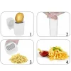 Coupe-frites en acier inoxydable