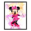 Watercolor Disney Minnie Mouse - 11CT Stamped Cross Stitch 40*50cm/15.75*19.69in