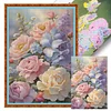 Watercolor Flowers-11CT Stamped Cross Stitch 40*60cm/15.75*23.62in (Big Size)
