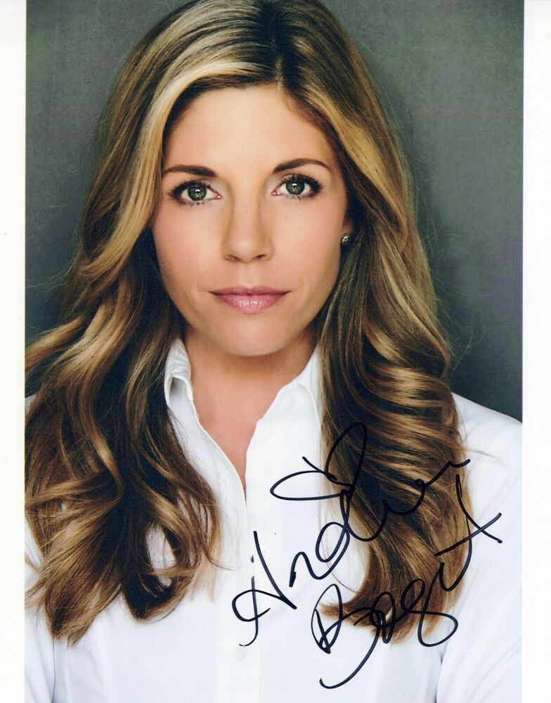 Andrea Bogart glamour shot autographed Photo Poster painting signed 8x10 #3