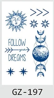 Drop Shipping Temporary Tattoo Stickers Sexy Flowers Juice Ink Lasting Girl Arm Neck Back Waist Buttocks Fake Tatoo Hot Sale DIY