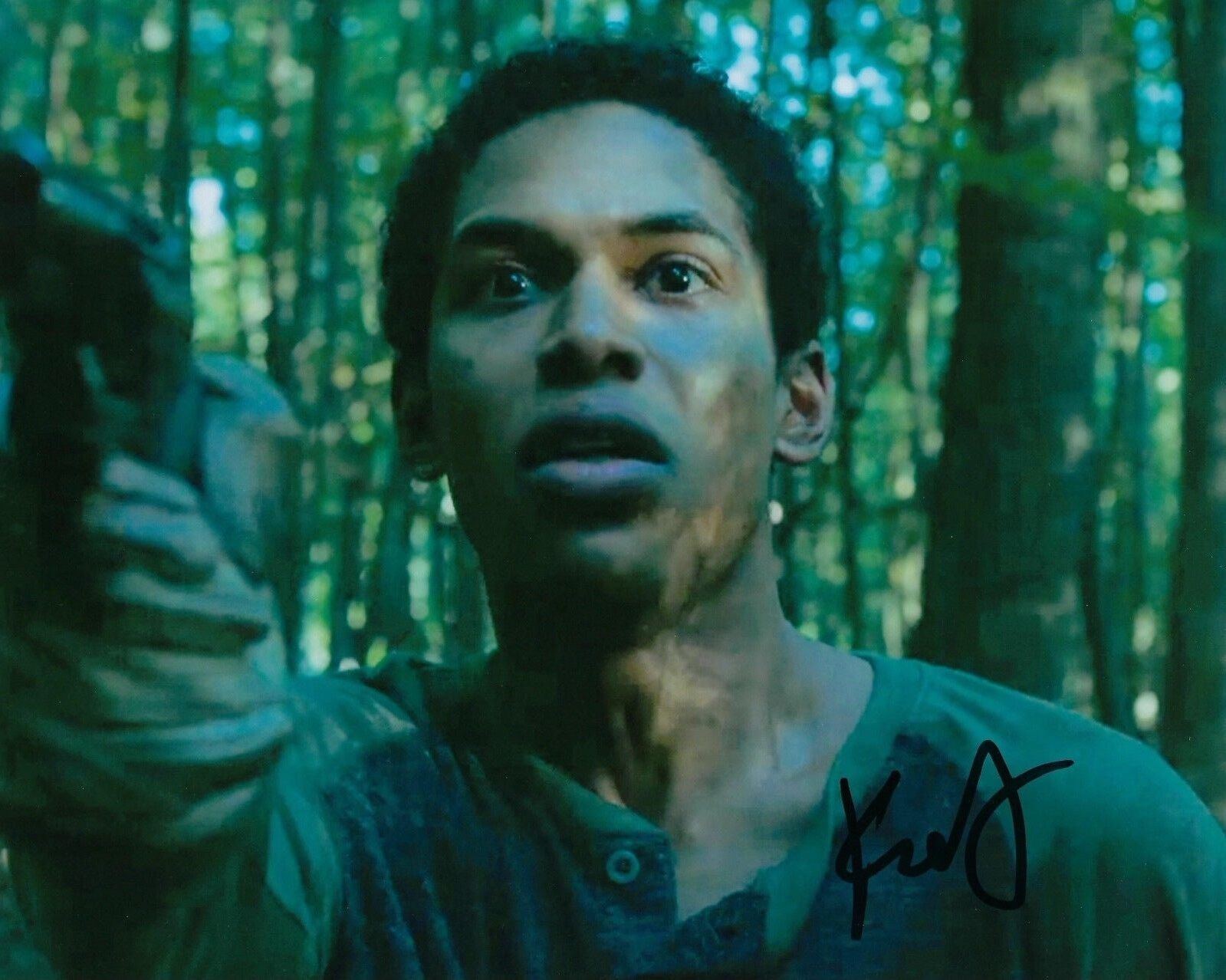 GFA It Comes at Night * KELVIN HARRISON JR. * Signed 8x10 Photo Poster painting PROOF K2 COA