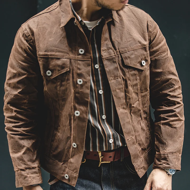 American Vintage Yellowstone Canvas Oil Wax Jacket