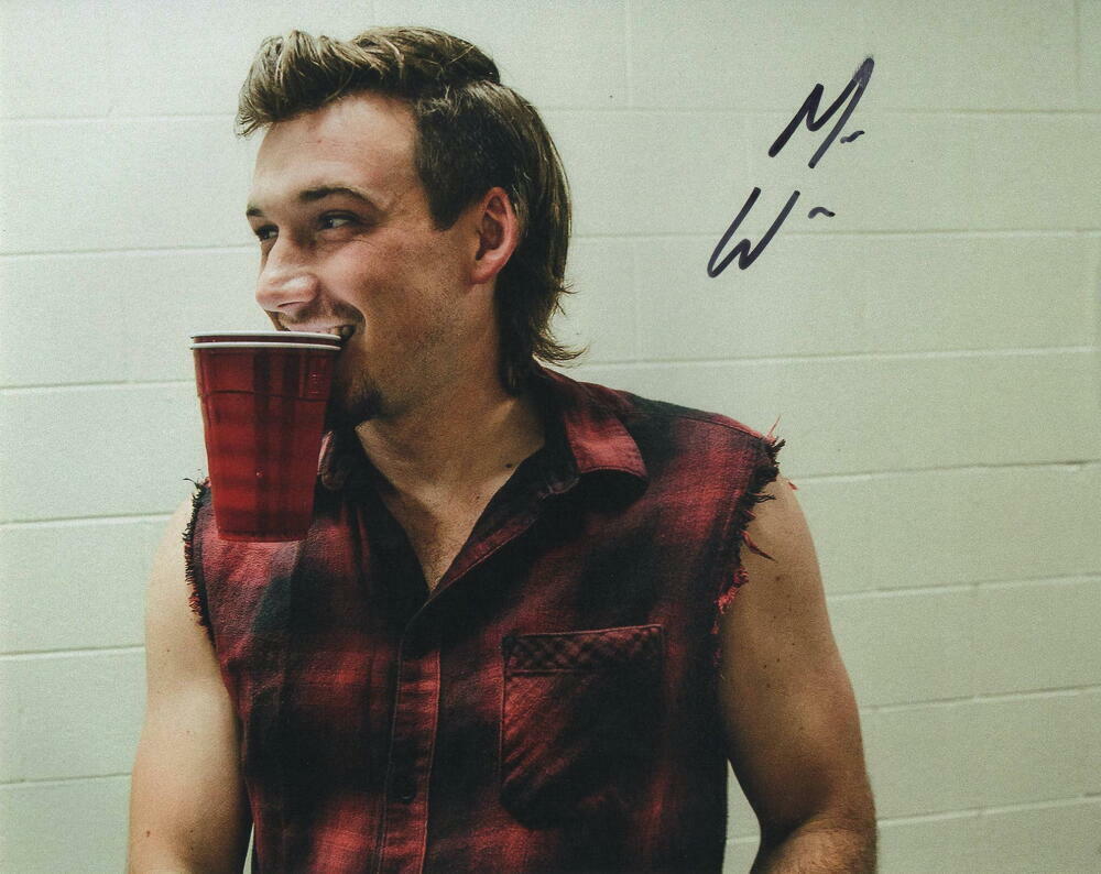 MORGAN WALLEN SIGNED AUTOGRAPH 8X10 Photo Poster painting - COUNTRY MUSIC 'S BEST MULLET, RARE