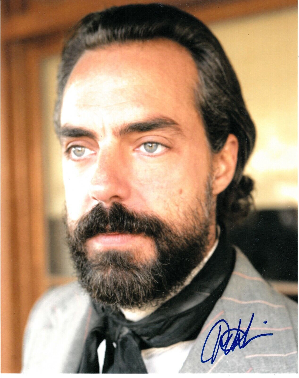 TITUS WELLIVER SIGNED DEADWOOD Photo Poster painting UACC REG 242 (1)