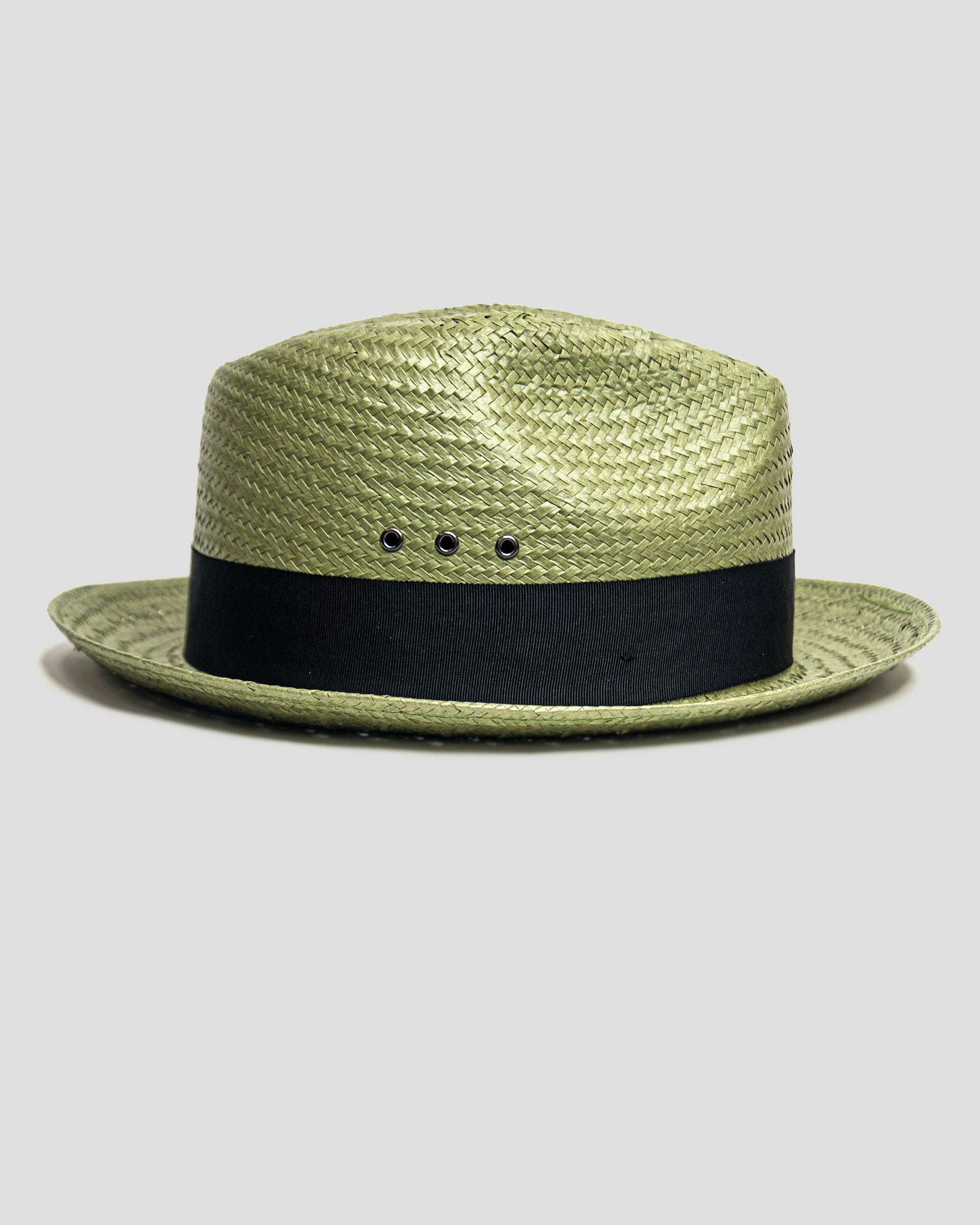 【Clearance sale】Miller Ranch Straw Trilby Fedora - Avocado[Fast shipping and box packing]