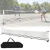 [US Local Warehouse] 22ft Telescopic Peak Ball Posts with Wheels Movable Net Posts Frame Pickleball Training Netting for Indoor & Outdoor Courts