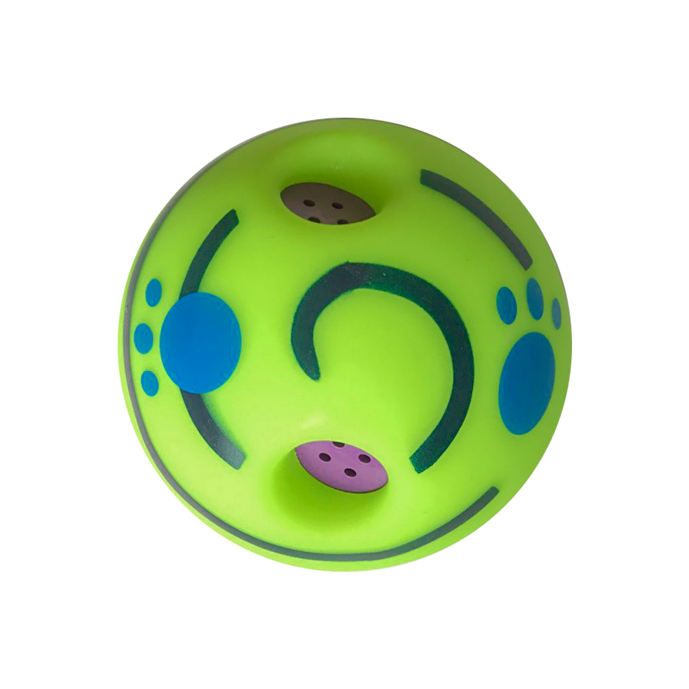 

Fun Giggle Sounds Ball Pet Cat Dog Puppy Chew Toys Interactive Training Toy, 501 Original