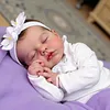 20" Reborn Lifelike Sleeping Baby Girl Fukion Cloth Body Reborn Doll Set with Heartbeat - RBBI-Myrebornbabydoll&reg; Myrebornbabydoll&reg;