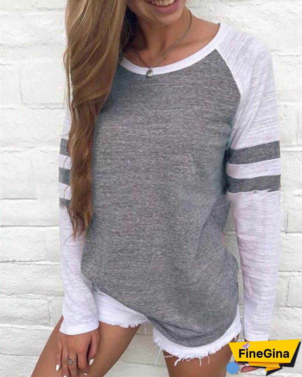 Plus Size Multi-color Tops Holiday Fall Daily Casual Blouse